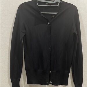 Black Banana Republic Button-Up Cardigan